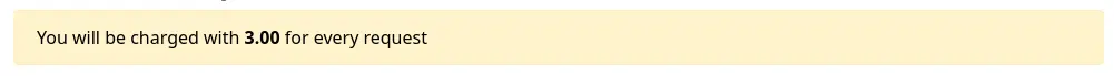 Warning message in the OPAC indicating the patron will be charged 3.00 for every article request