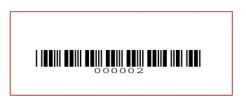 Image showing a barcode label