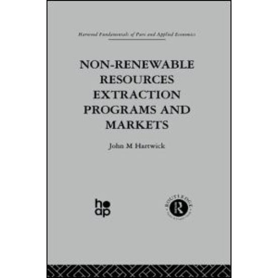 Non-Renewable Resources Extraction Programs and Markets