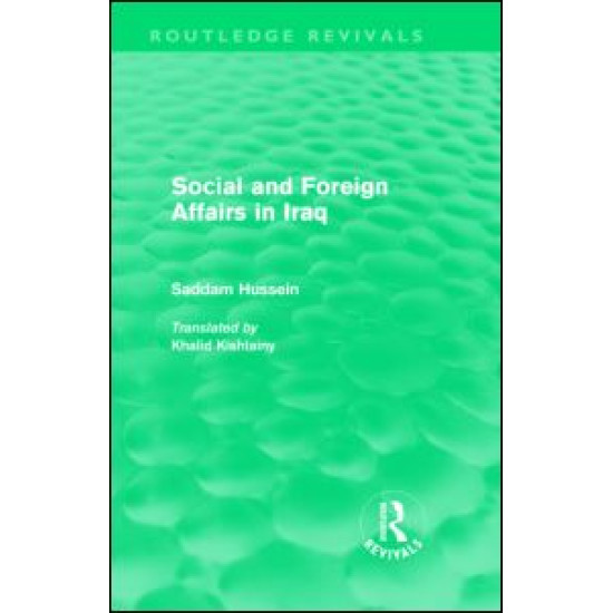 Social and Foreign Affairs in Iraq (Routledge Revivals)