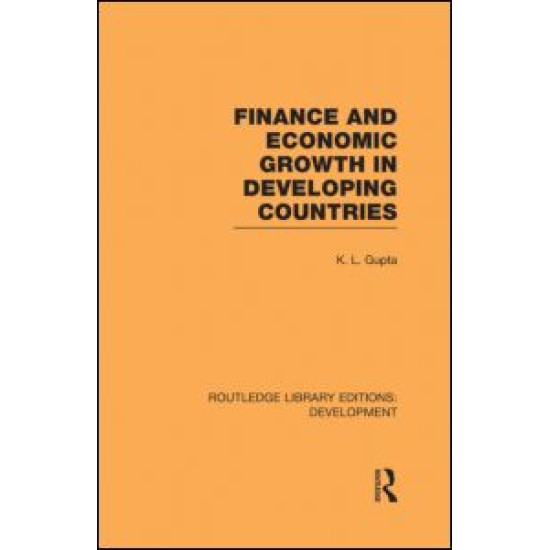Finance and Economic Growth in Developing Countries