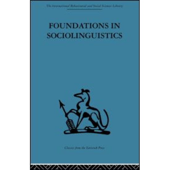 Foundations in Sociolinguistics