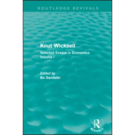 Knut Wicksell (Routledge Revivals)