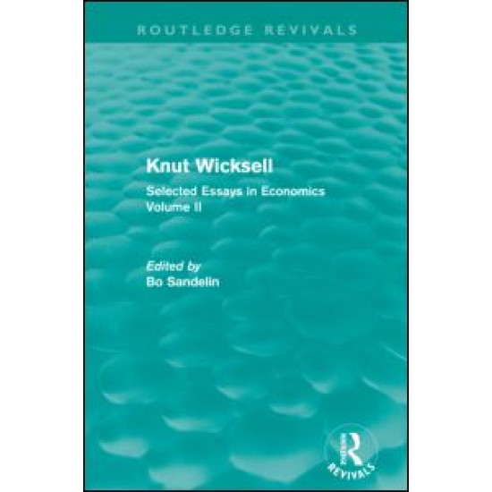 Knut Wicksell (Routledge Revivals)