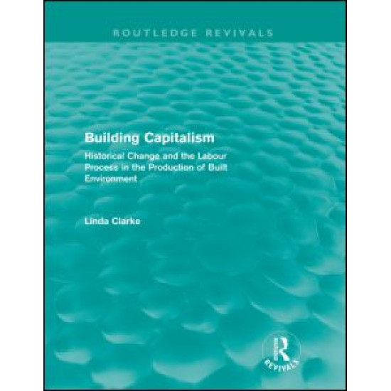 Building Capitalism (Routledge Revivals)
