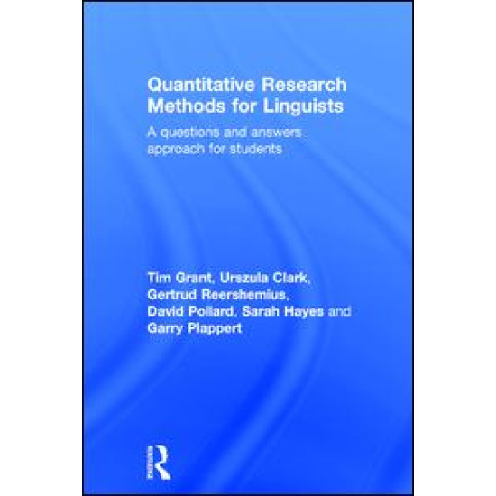 Quantitative Research Methods for Linguists