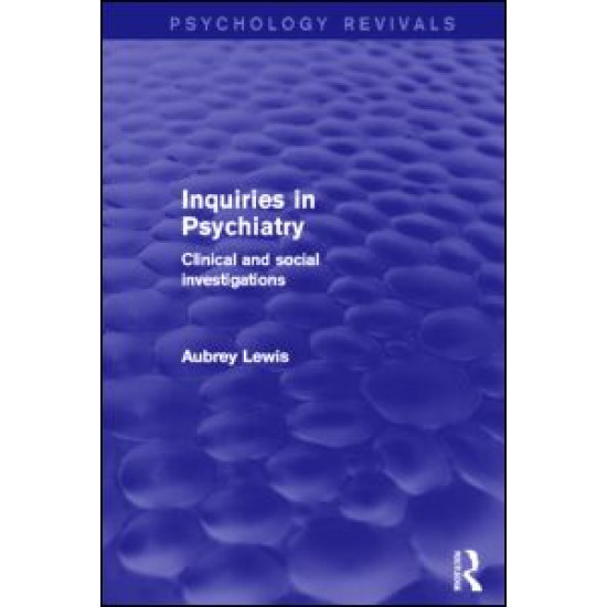 Inquiries in Psychiatry