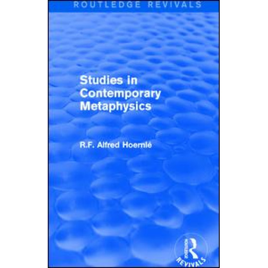 Studies in Contemporary Metaphysics
