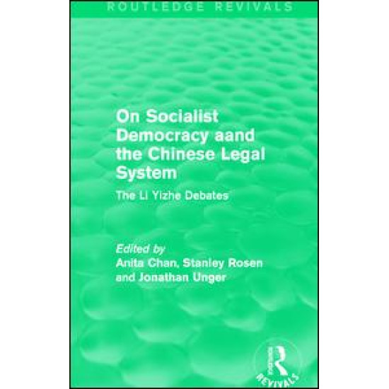 On Socialist Democracy and the Chinese Legal System