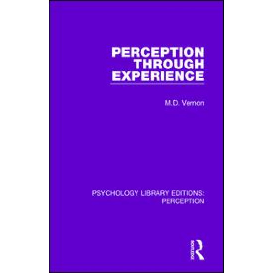 Perception Through Experience