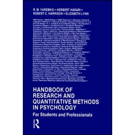 Handbook of Research and Quantitative Methods in Psychology