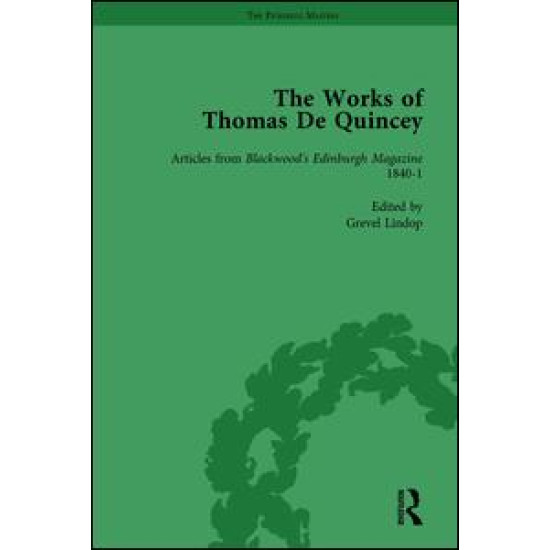 The Works of Thomas De Quincey, Part II vol 12