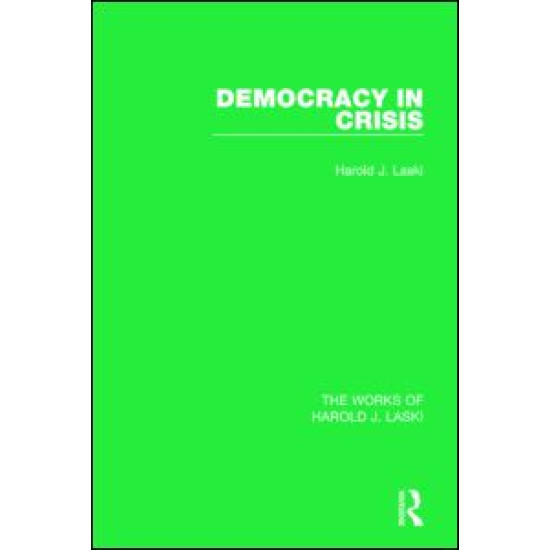 Democracy in Crisis (Works of Harold J. Laski)