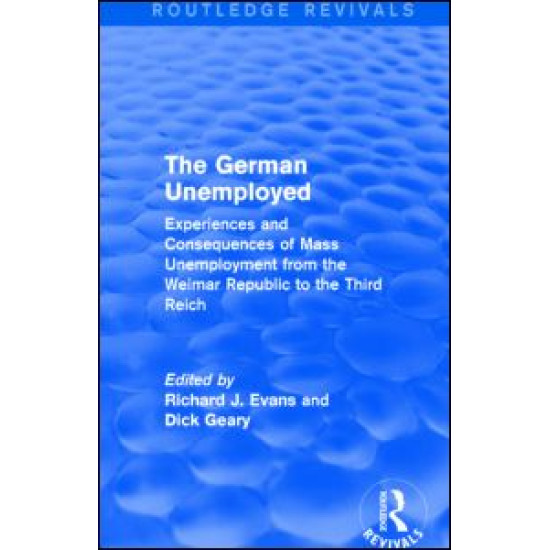 The German Unemployed (Routledge Revivals)