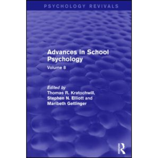 Advances in School Psychology