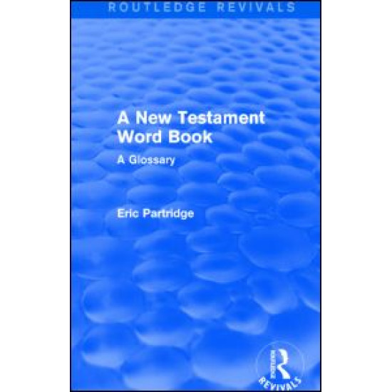 A New Testament Word Book
