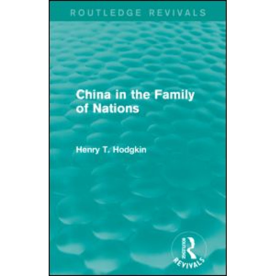 China in the Family of Nations (Routledge Revivals)
