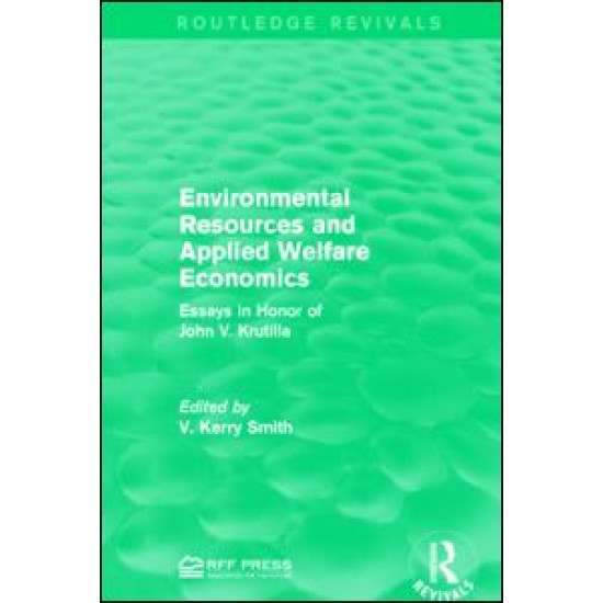 Environmental Resources and Applied Welfare Economics