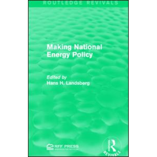 Making National Energy Policy