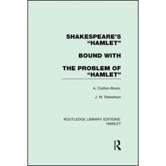 Shakespeare's “Hamlet” bound with The Problem of Hamlet