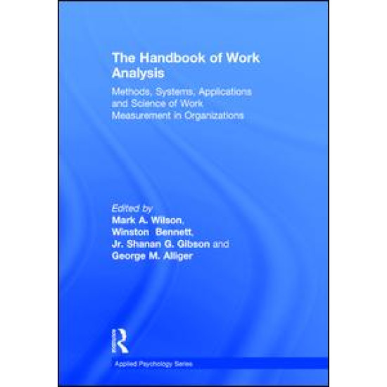 The Handbook of Work Analysis