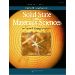 Critical Reviews in Solid State and Materials Sciences