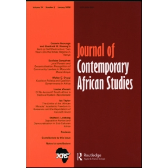 Journal of Contemporary African Studies