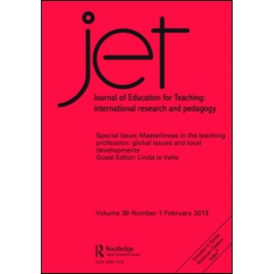Journal of Education for Teaching