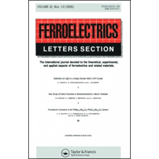 Ferroelectric Letters Section