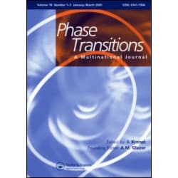 Phase Transitions, A Multinational Journal