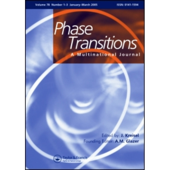 Phase Transitions, A Multinational Journal