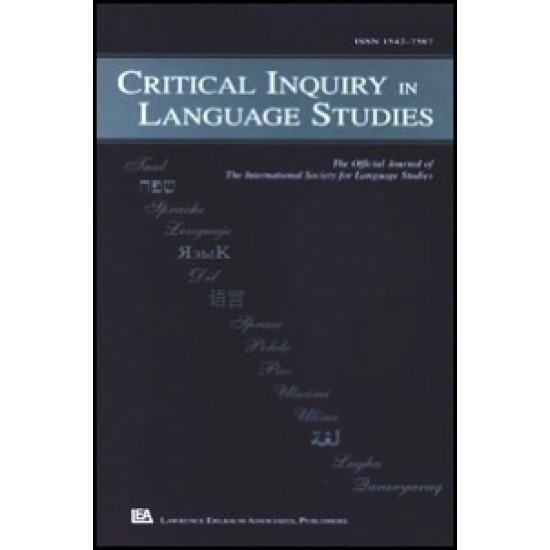 Critical Inquiry in Language Studies