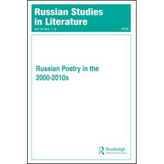 Russian Studies in Literature