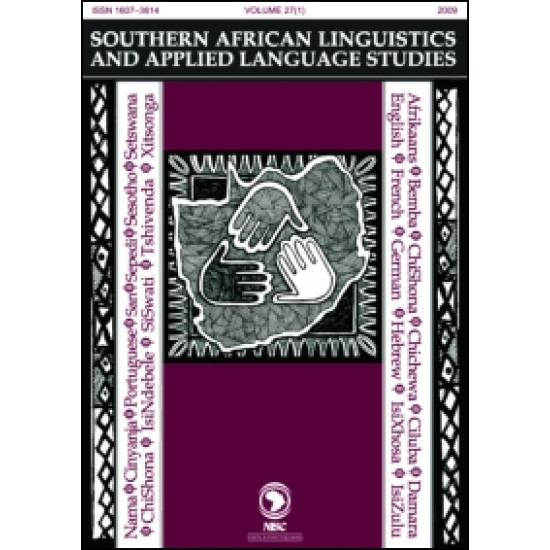 Southern African Linguistics and Applied Language Studies