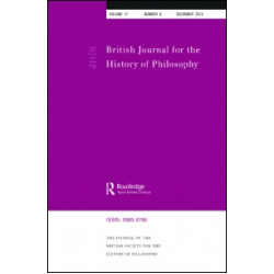 British Journal for the History of Philosophy