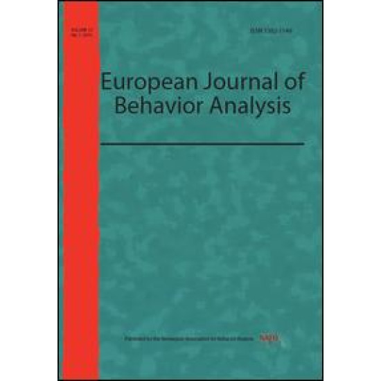 European Journal of Behavior Analysis