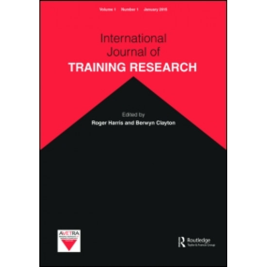 International Journal of Training Research