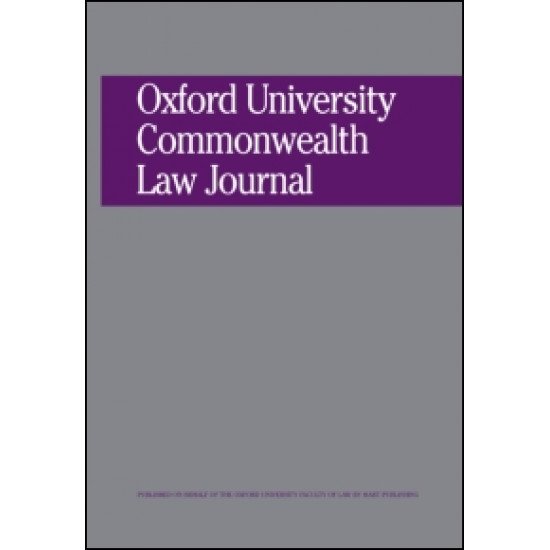 Oxford University Commonwealth Law Journal