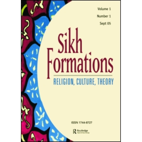 Sikh Formations:Religion,Culture,Theory