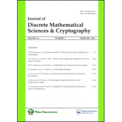 Journal of discrete mathematical Sciences and Cryptography