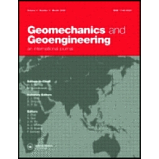 Geomechanics and Geoengineering: An Intenational Journal