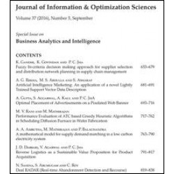 Journal of Information and Optimization Sciences