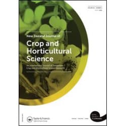 New Zealand Journal of Crop & Horticultural Science