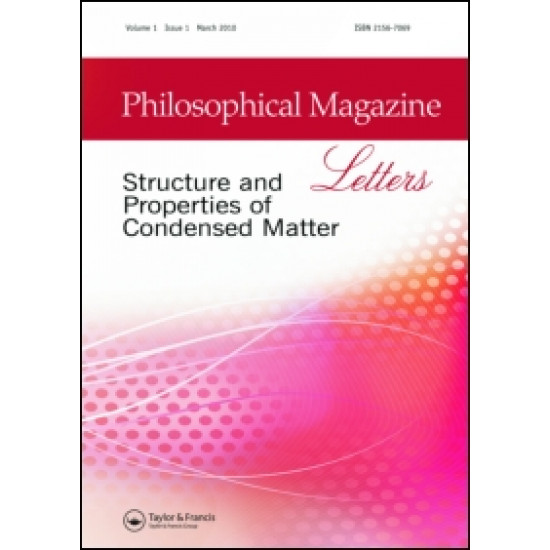 Philosophical Magazine Letters