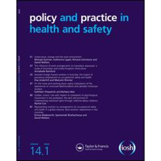 Policy and Practice in Health and Safety