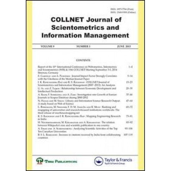 COLLNET Journal of Scientometrics and Information Management