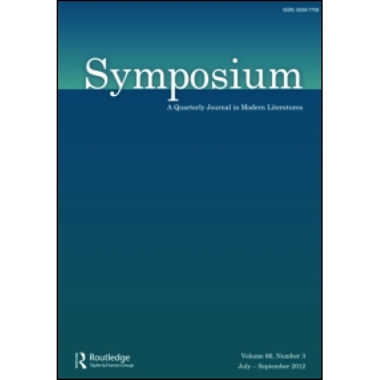 Symposium: A Quarterly Journal in Modern Literatures