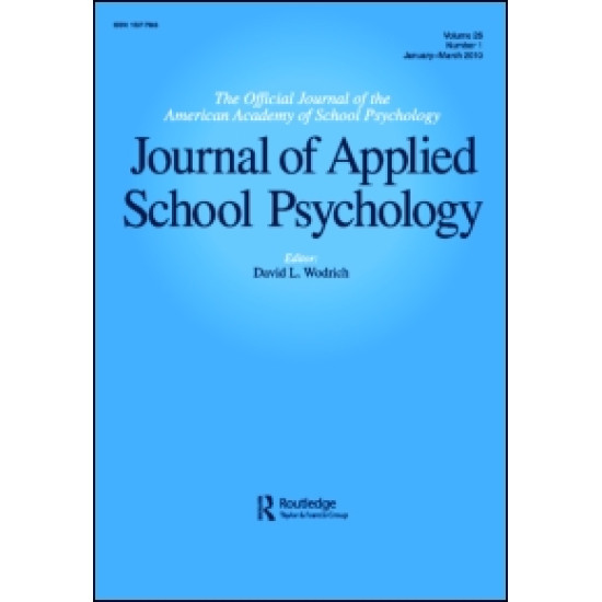 Journal Of Applied School Psychology