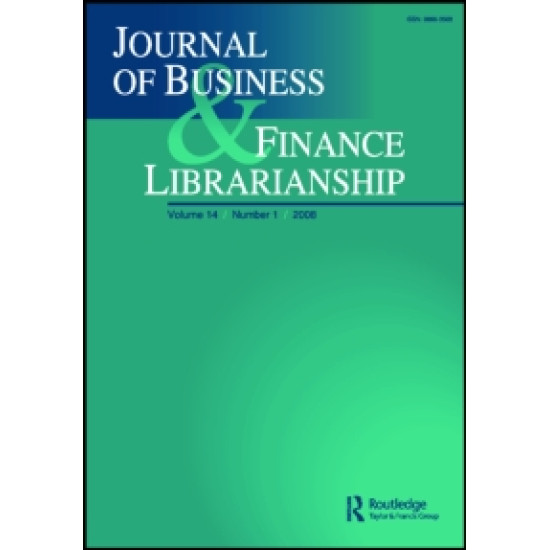 Journal Of Business & Finance Librarianship