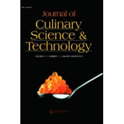 Journal Of Culinary Science & Technology